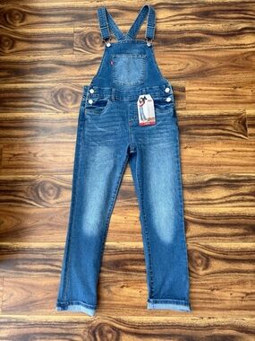 Denim Overalls Jeans - Blue Men's Bib Overalls kids 12 NWT